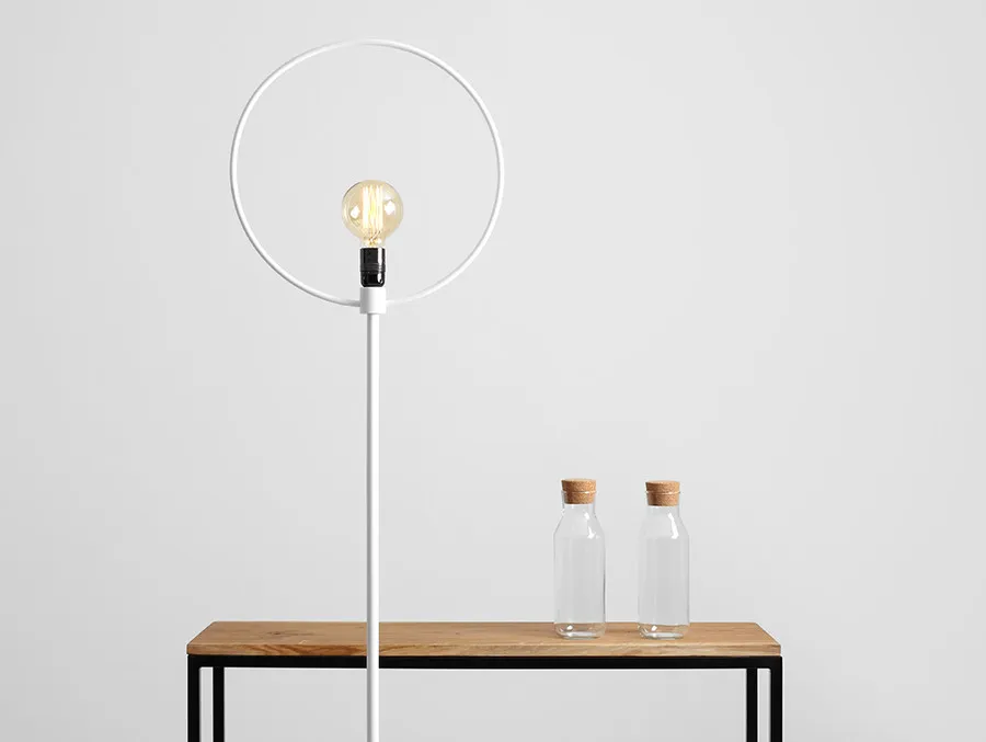 Lampa podłogowa BULLET FLOOR - biały