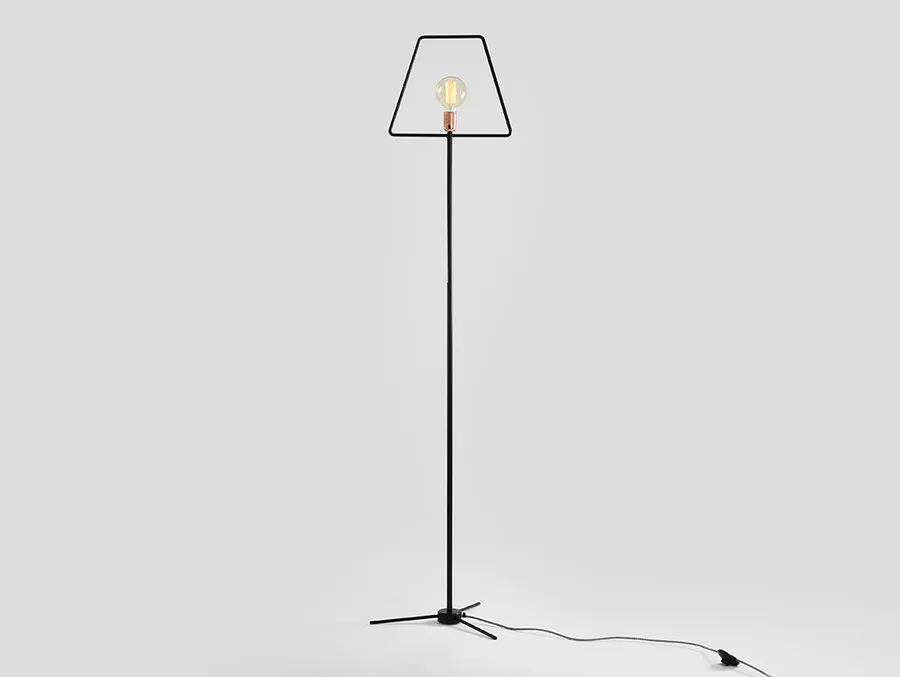 Lampa podłogowa FIRKANT FLOOR - czarny