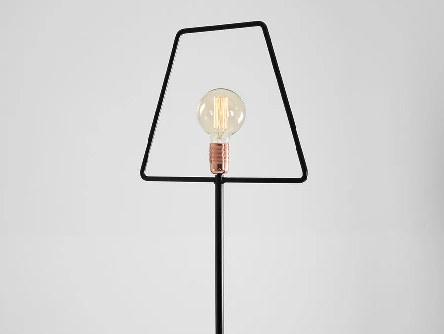 Lampa podłogowa FIRKANT FLOOR - czarny