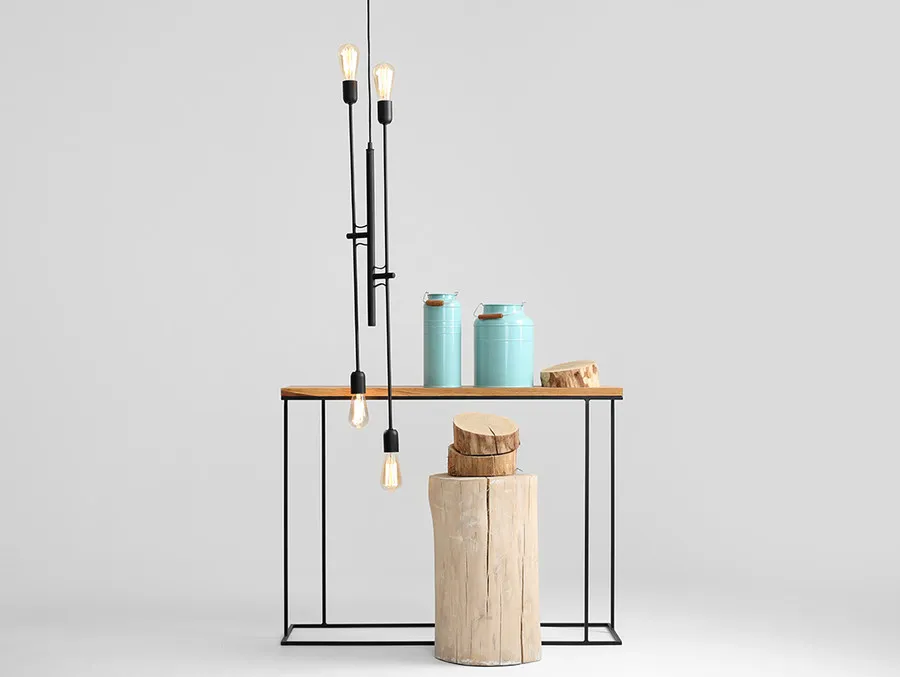 Lampa wisząca TWIGO 4 - czarny
