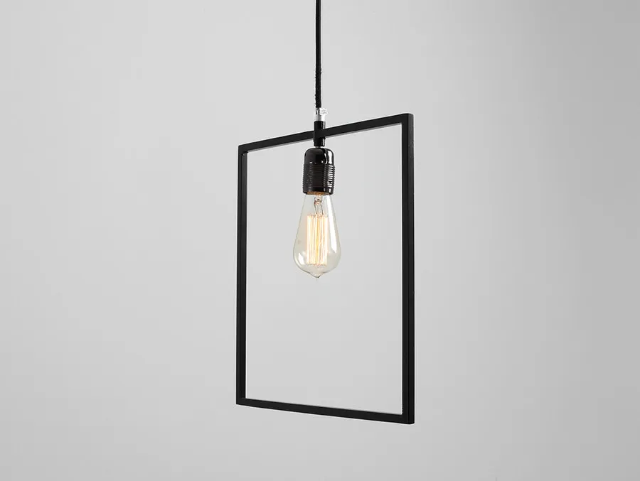 Lampa wisząca QUADO - czarny