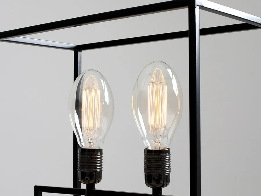 Lampa stołowa METRIC TABLE - czarny