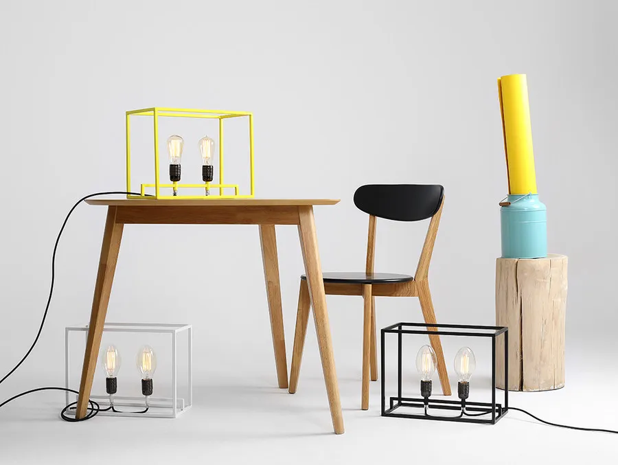 Lampa stołowa METRIC TABLE - czarny