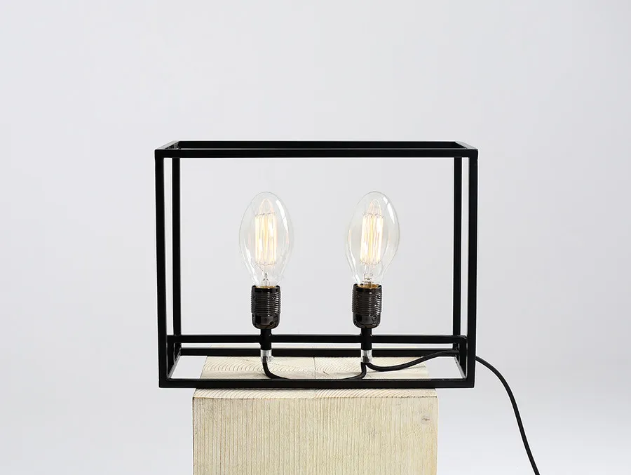 Lampa stołowa METRIC TABLE - czarny
