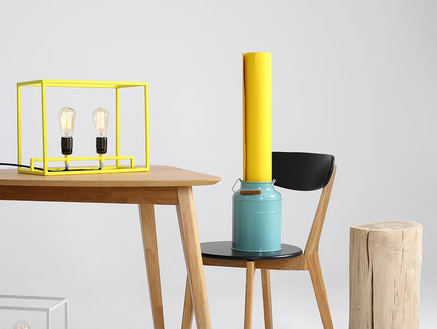 Lampa stołowa METRIC TABLE - czarny