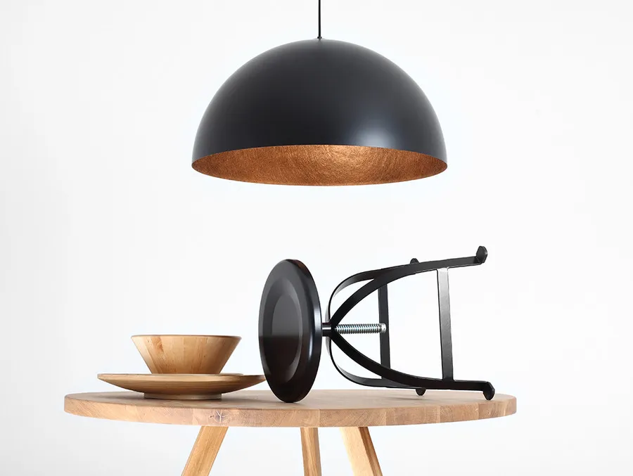Lampa wisząca LORD 70 - miedziano-czarny