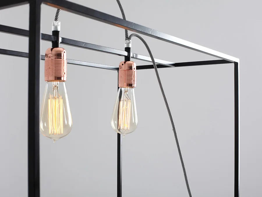 Lampa podłogowa METRIC FLOOR M - czarny