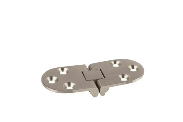 Zawias stołu rozkładanego Siso - efekt stali nierdz. / 30x72x2 mm