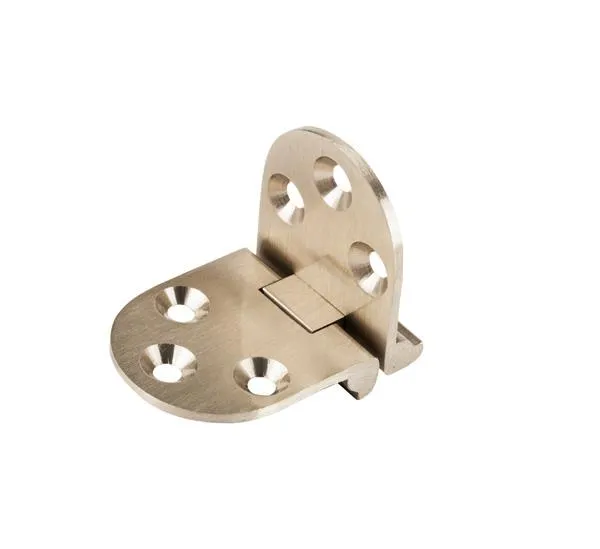 Zawias stołu rozkładanego Siso - efekt stali nierdz. / 30x72x2 mm