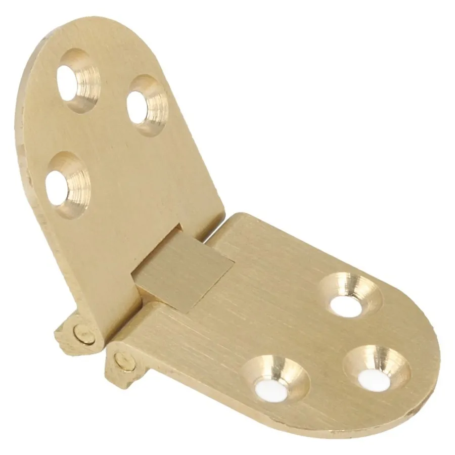 Zawias stołu rozkładanego Siso - mosiądz szczotkowany / 30x72x2 mm