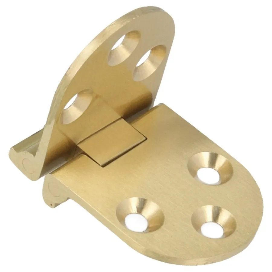 Zawias stołu rozkładanego Siso - mosiądz szczotkowany / 30x72x2 mm