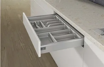 Wkład na sztućce ORGATRAY 440 - srebrny / 451-500 x 441-520 mm