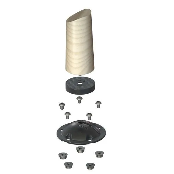 Łącznik nóg Siso MINI TWISTER SS304 - stal nierdzewna / fi 85x24 mm