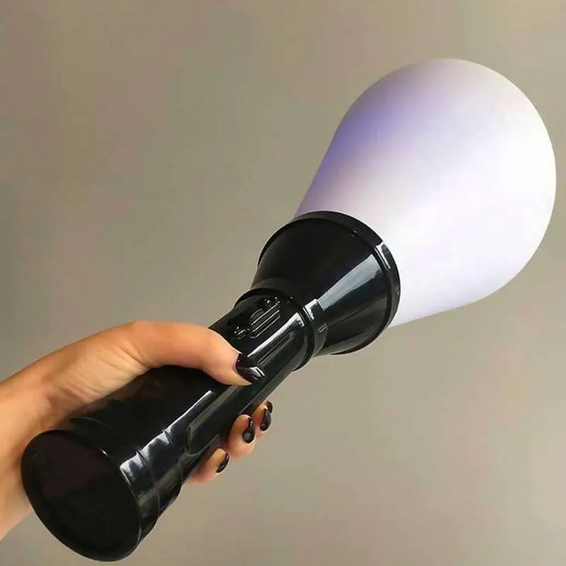 Bezprzewodowa lampa stołowa FLASH - czarny
