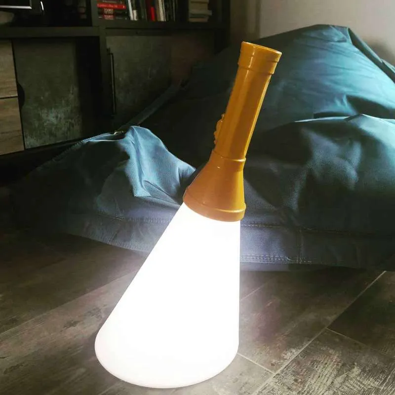 Bezprzewodowa lampa stołowa FLASH - czarny