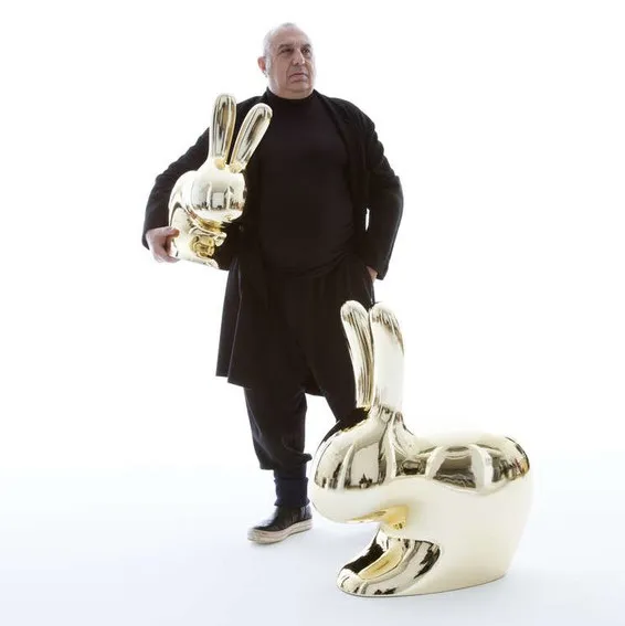 Krzesło RABBIT - szary