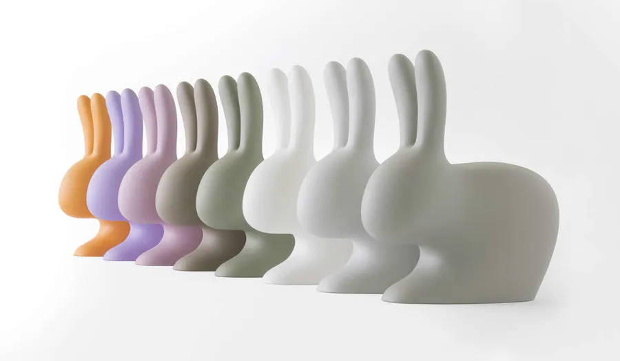 Krzesło RABBIT - jasnoszary