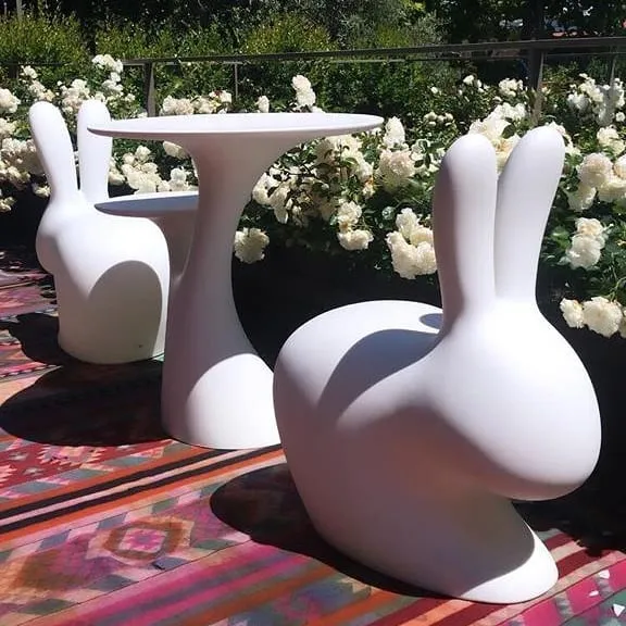 Krzesło RABBIT - jasnoszary