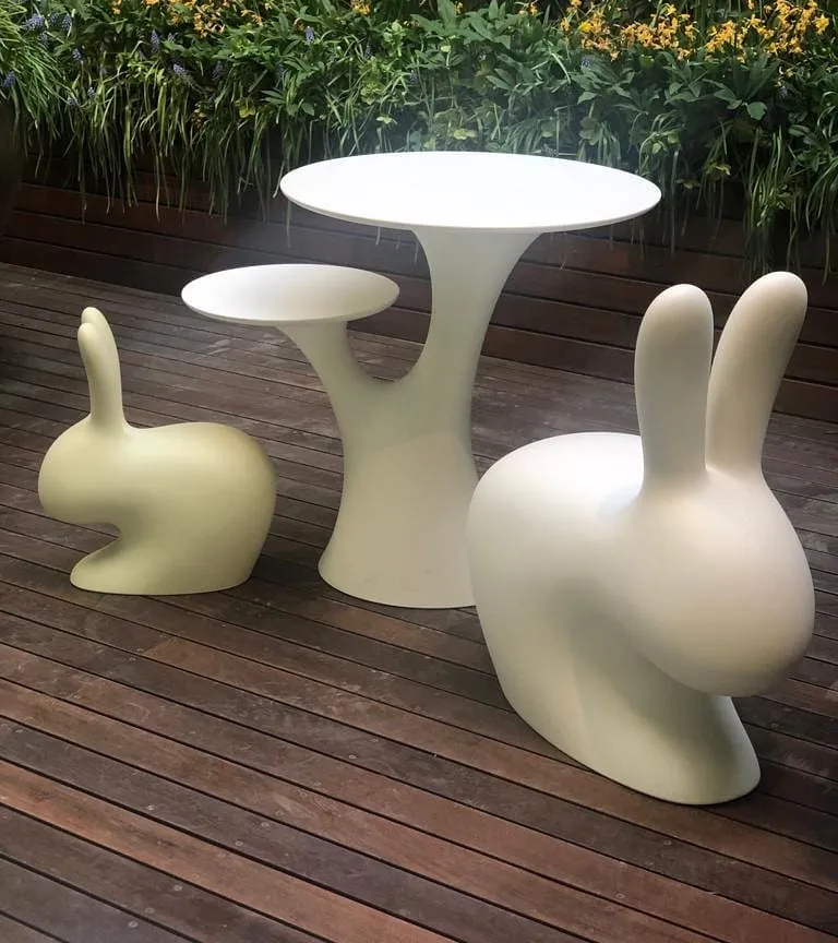 Krzesło RABBIT - jasnoszary