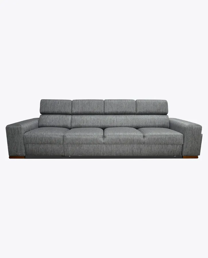 Sofa rozkładana LOFT 41 z pufami