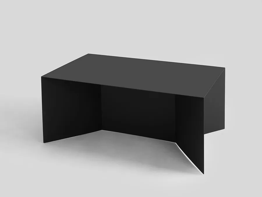 Stół kawowy OLI METAL 100x60 - czarny
