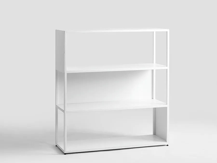 Regał HYLLER SIDE METAL 100x110 - biały