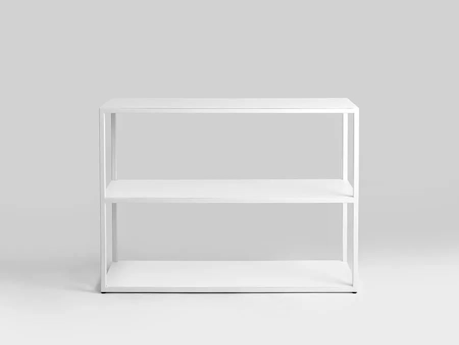 Regał HYLLER METAL 100x75 - biały