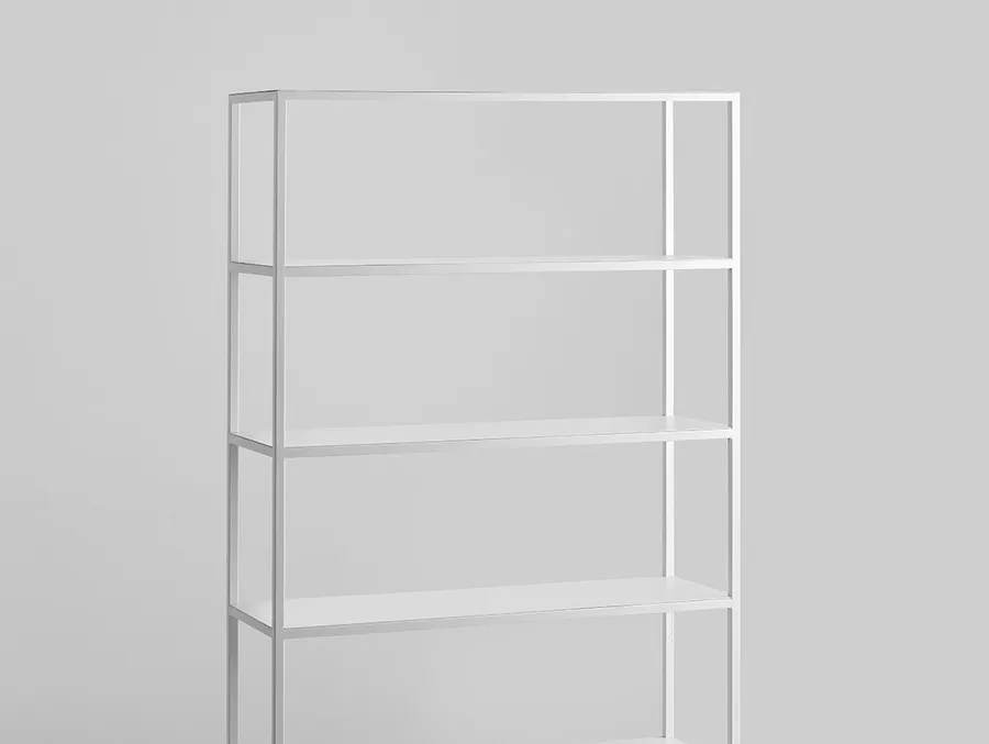 Regał HYLLER METAL 100x180 - biały