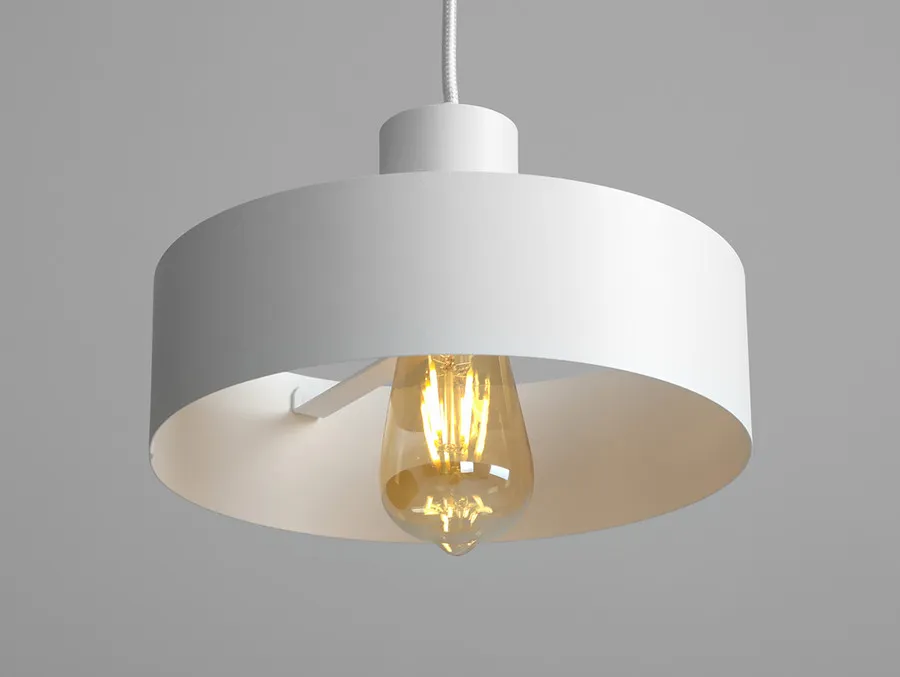 Lampa wisząca FAY 1 M - biały