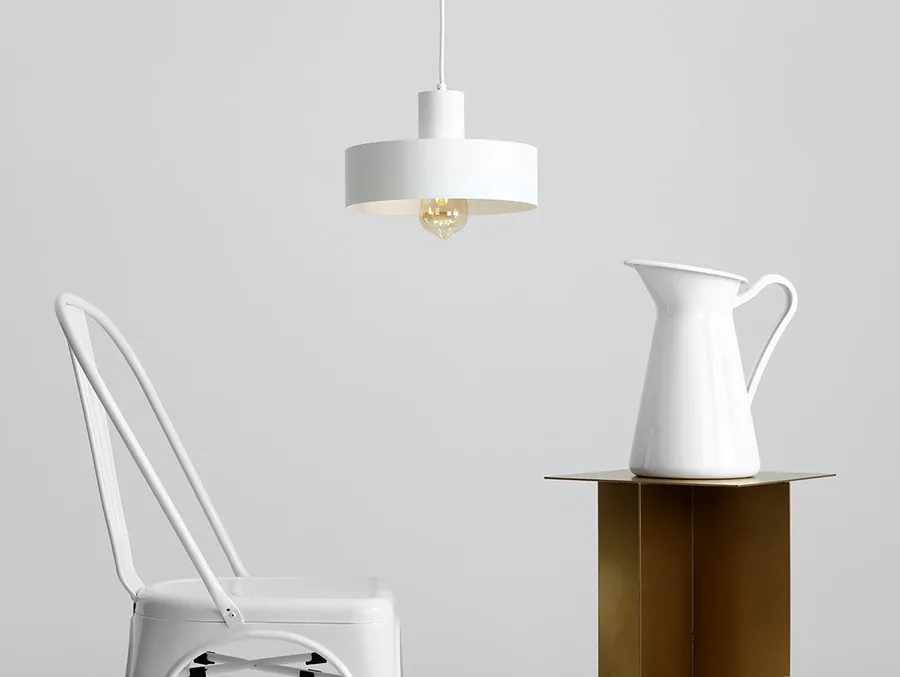Lampa wisząca FAY 1 M - biały