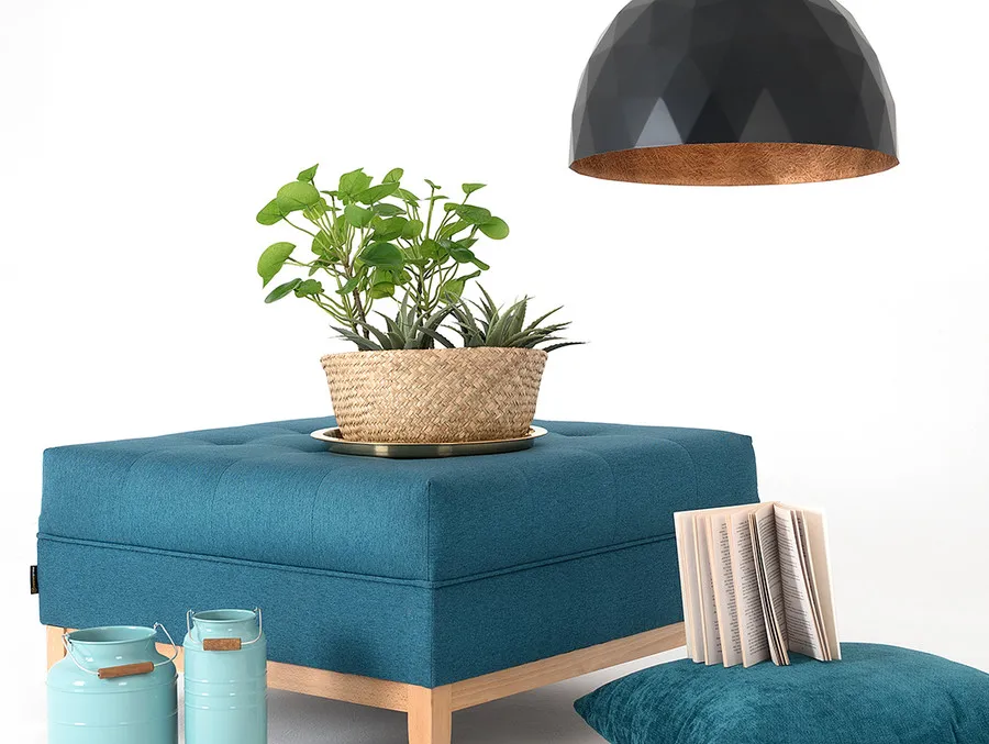 Lampa wisząca LEONARD L - miedziano-czarny