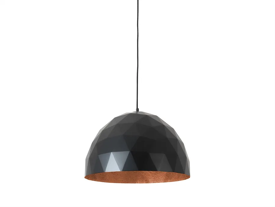 Lampa wisząca LEONARD L - miedziano-czarny