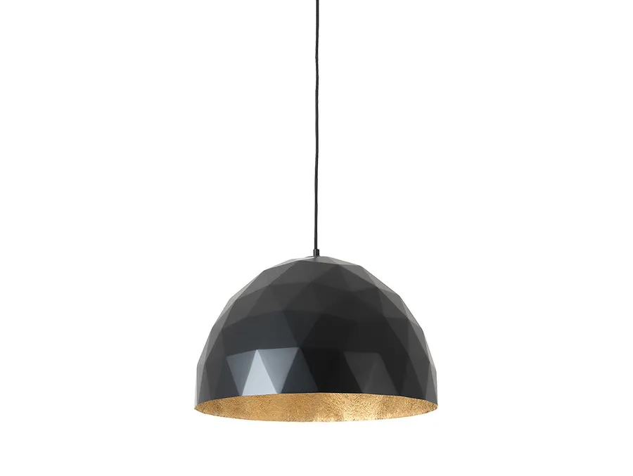 Lampa wisząca LEONARD L - złoto-czarny