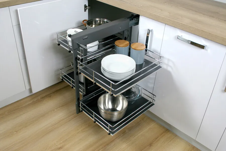 MAXIMA CLASSIC Corner Comfort 1200 prawy metal chrom