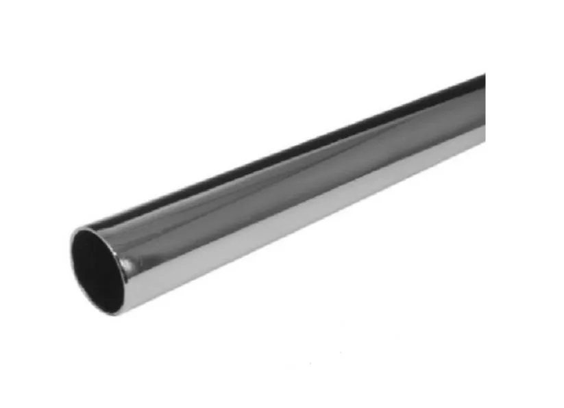 Drążek Ubraniowy Okrągły Fi 25 Chrom Połysk Długość 997mm