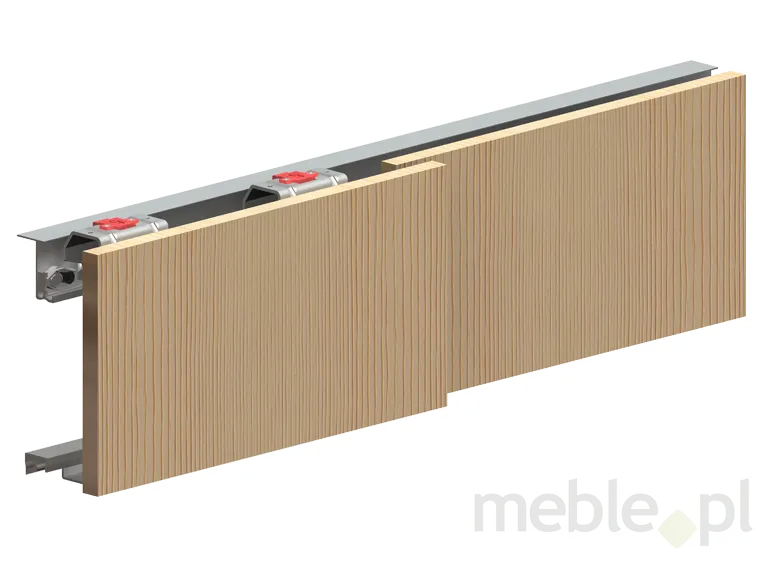 Zestaw SARA do 2 drzwi przesuwnych / dł. 200 cm / 45 kg