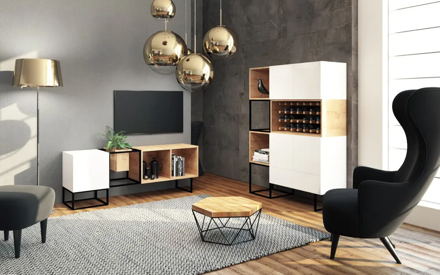 Szafka RTV - BOX STEEL