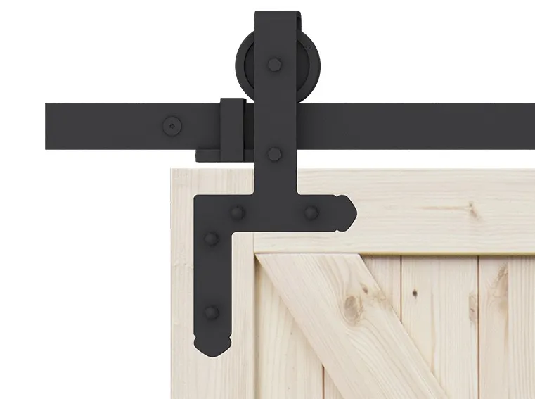Komplet wózków IDUN do drzwi przesuwnych ROC DESIGN - czarny / kółka pełne