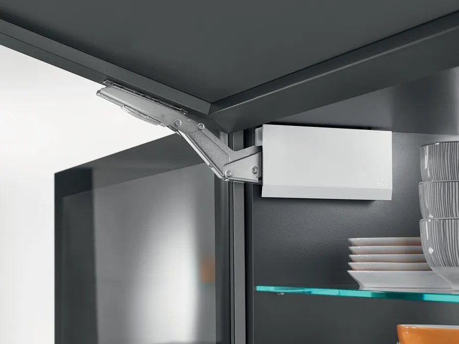 Siłowniki Servo-Drive AVENTOS HK TOP / LF 930-2800 / ciemnoszare zaślepki 