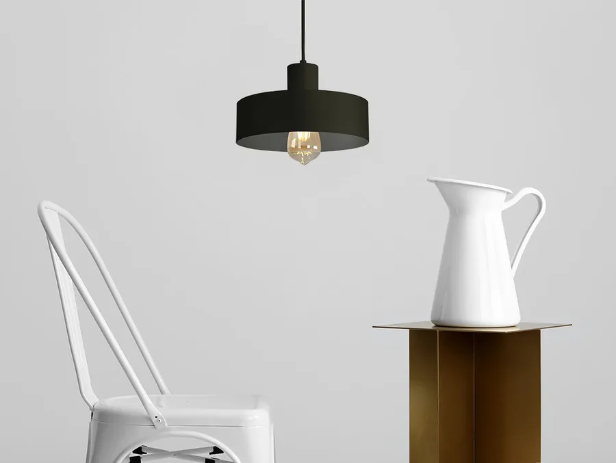 Lampa wisząca FAY 1 M - czarny