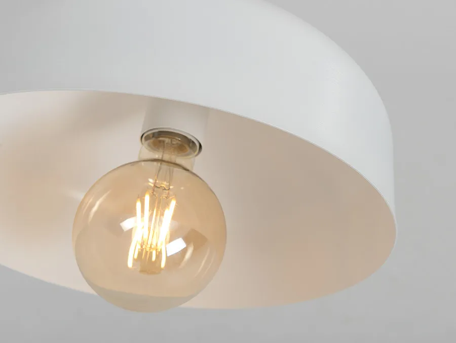 Lampa wisząca POPO FLAT L 1 - biały