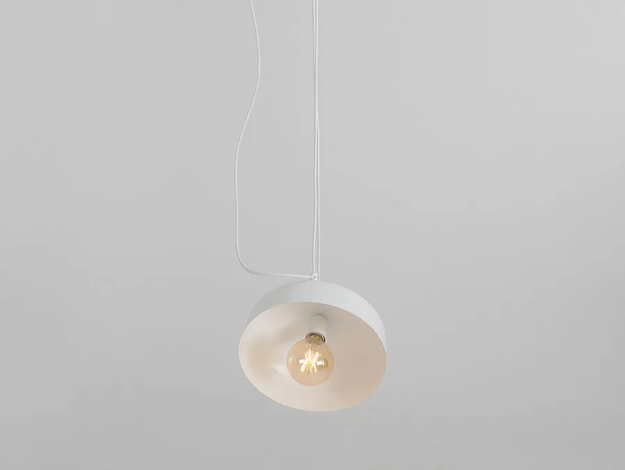 Lampa wisząca POPO FLAT L 1 - biały