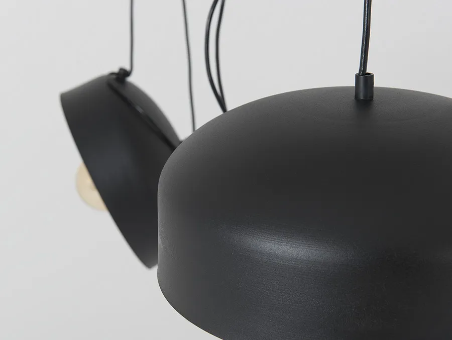 Lampa wisząca POPO FLAT L 2 - czarny