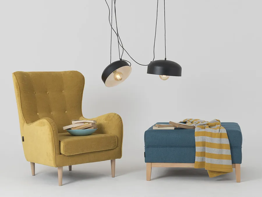 Lampa wisząca POPO FLAT L 2 - czarny