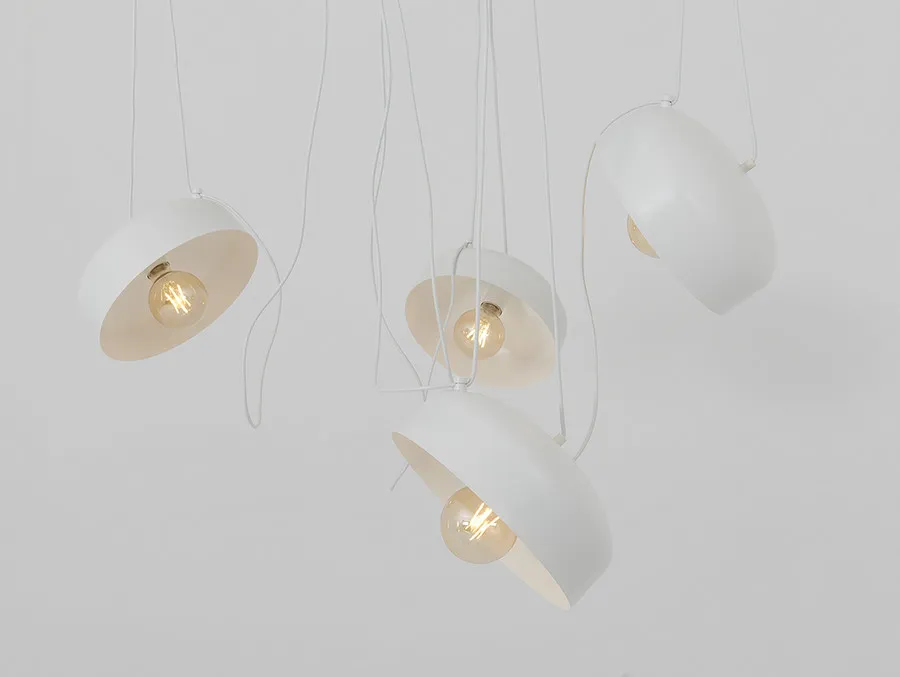 Lampa wisząca POPO FLAT L 4 - biały