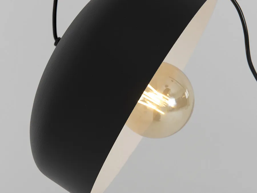 Lampa wisząca POPO FLAT L 4 - czarny
