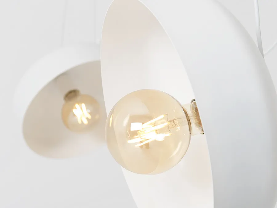 Lampa wisząca POPO FLAT L 6 - biały