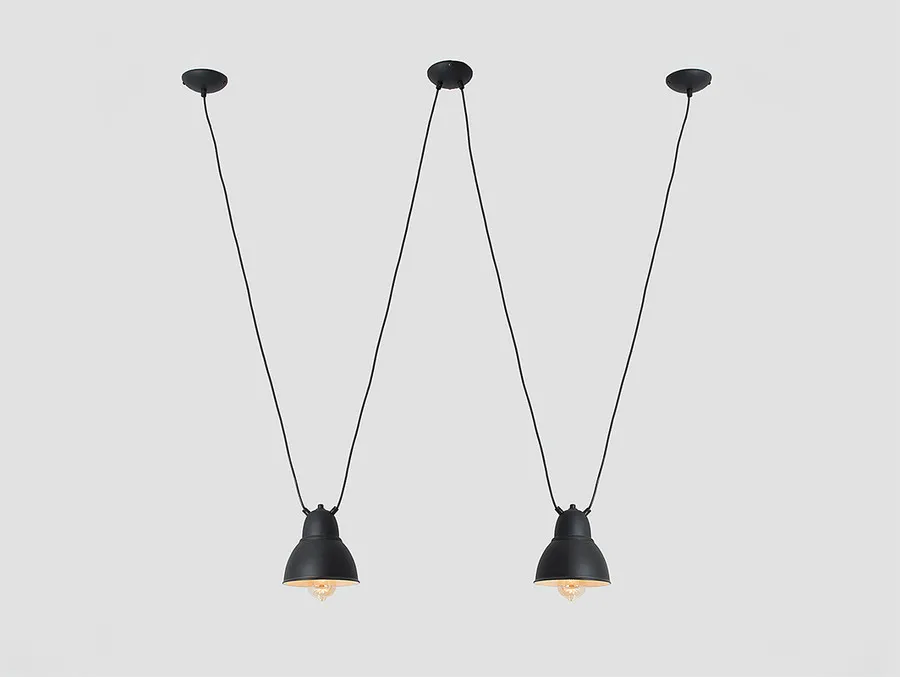 Lampa wisząca COBEN HANGMAN 2 - czarny