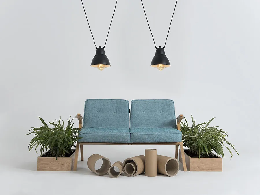 Lampa wisząca COBEN HANGMAN 2 - czarny