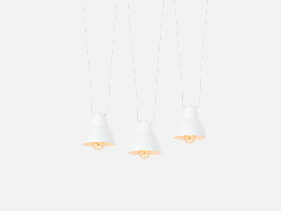 Lampa wisząca COBEN HANGMAN 3 - biały